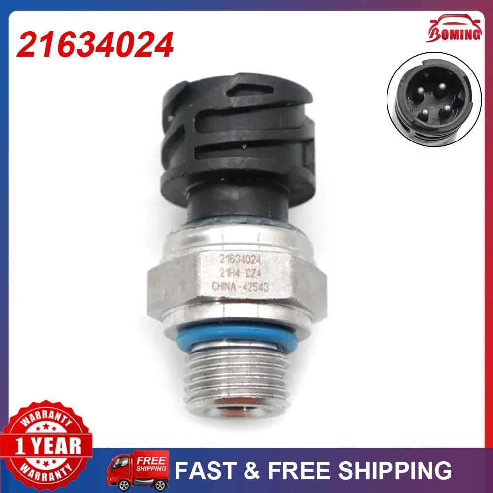 New Car Oil Fuel Pan Pressure Sensor Sender Switch Valve 21634024 For Volvo Penat Truck Diesel D12 D13 FH 21634024 7420484678