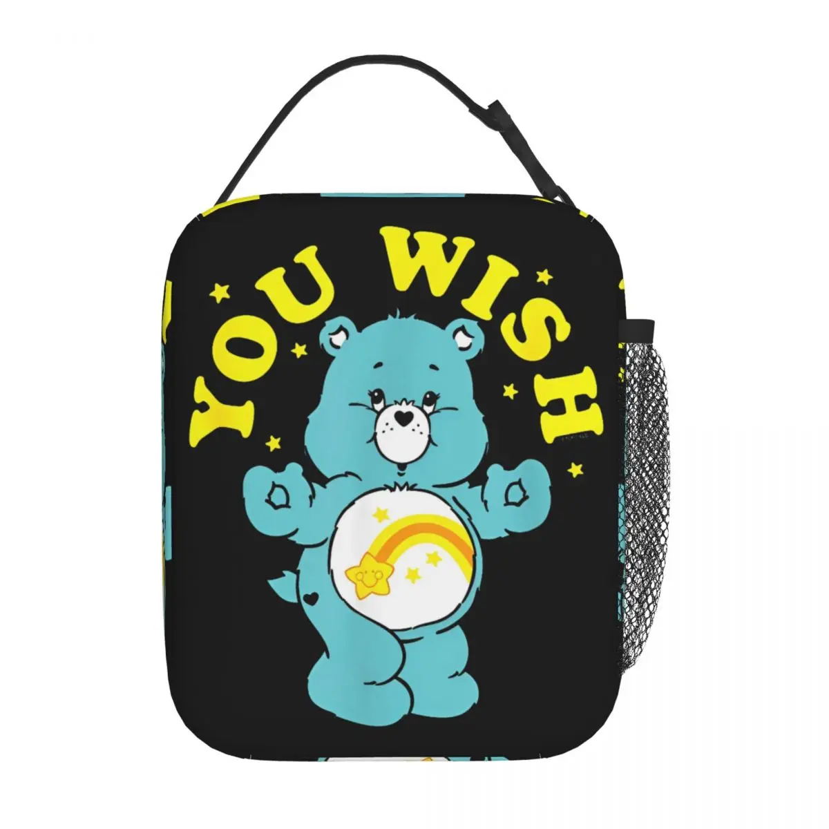 Care Bears You Wish Insulated Lunch Bag Portable Lunch Container Cooler Bag Tote Lunch Box Beach Outdoor Food Handbags