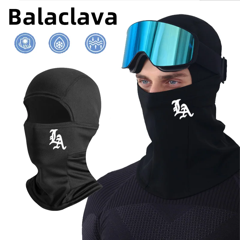 2 قطعة/1 قطعة قبعة بالاكلافا مقاومة للرياح قابلة للتنفس-قماش نسيج خفيف الوزن تغطية كاملة قناع ركوب الدراجات لركوب الدراجات والجري