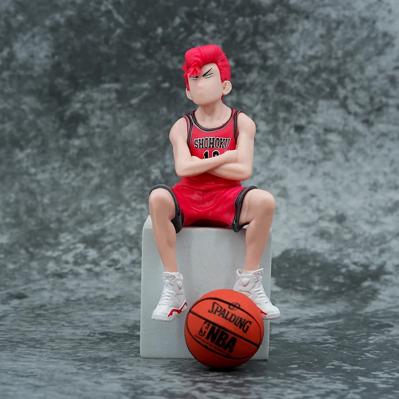 Anime Slam Dunk Basketball Player Sakuragi Rukawa Maple Red-haired PVC Figure Collection Model Toys Sports Boy Doll Decoration