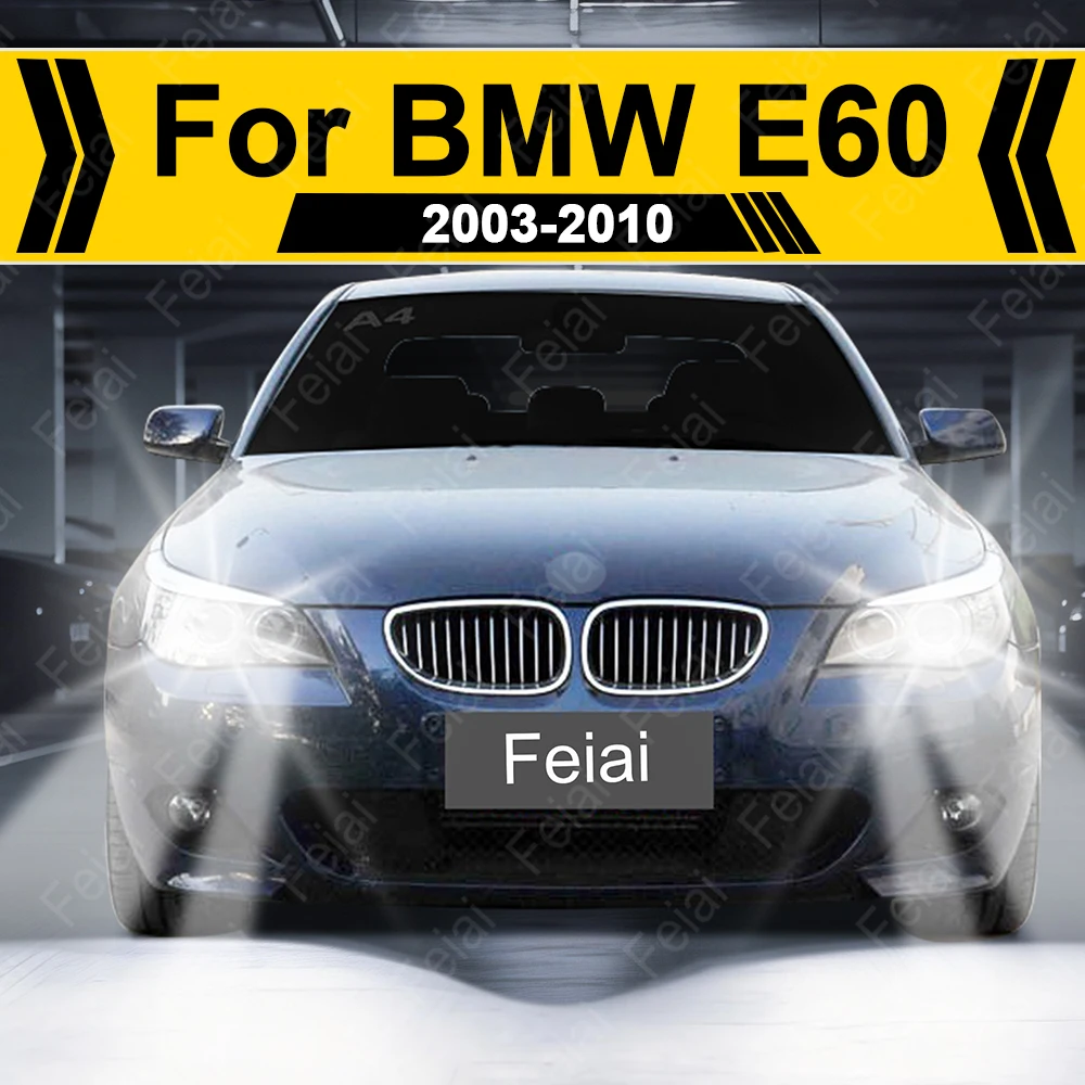 

For BMW E60 Headlights LED Light Bulb E60 Tuning Accessories Car Headlight Auto Headlamp 2003 2004 2005 2006 2007 2008 2009 2010