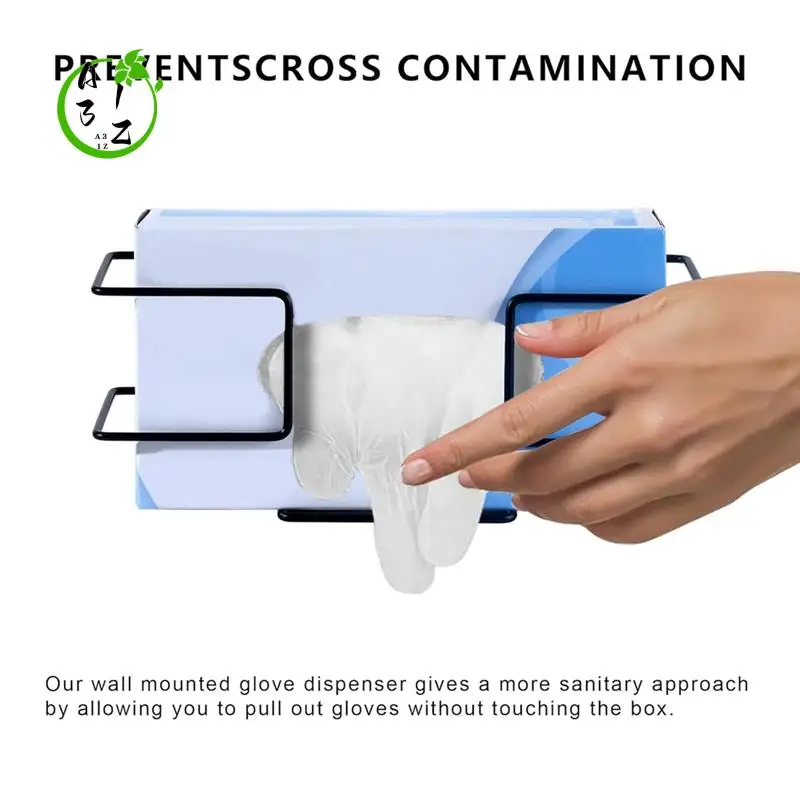 

A31Z-Etal Держатель перчаток для настенного крепления (2 шт.), Настенное крепление для перчаток для использования в общественного питания, ресторанах, держателе для перчаток