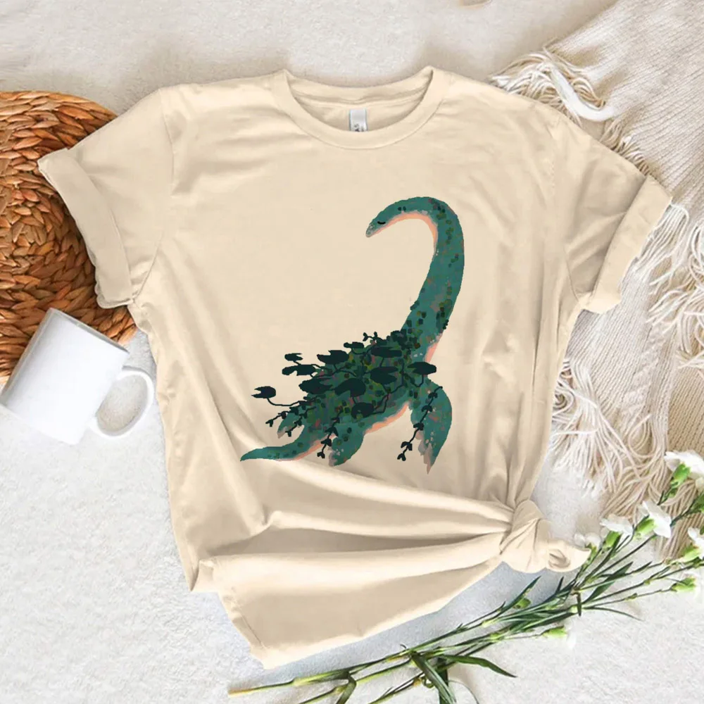 

Dinosaur t shirt women streetwear designer graphic tshirt female funny comic y2k clothing