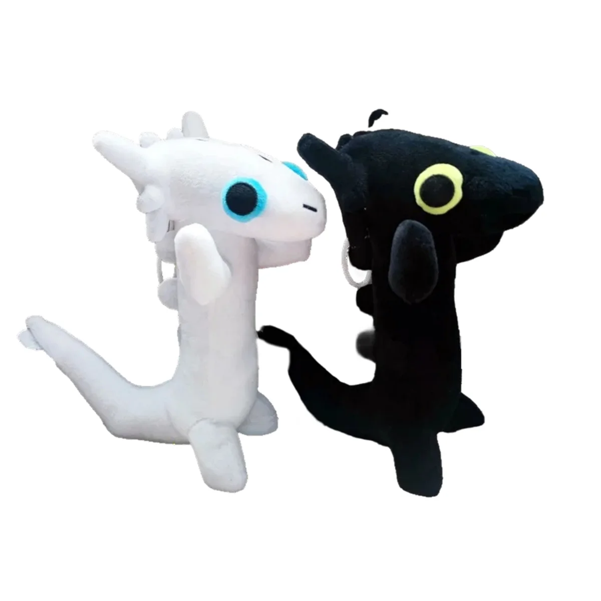 2 pçs desdentado dança meme brinquedo de pelúcia dança dragão animais macios plushies 25cm boneca anime jogo sala travesseiro