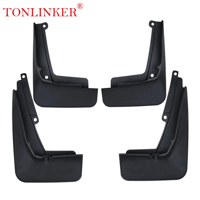 TONLINKER Car Mudguard For Volkswagen VW ID.4 ID4 2021 2022 2023- Present Mudguards Splash Guards Fender Mudflaps Accessories