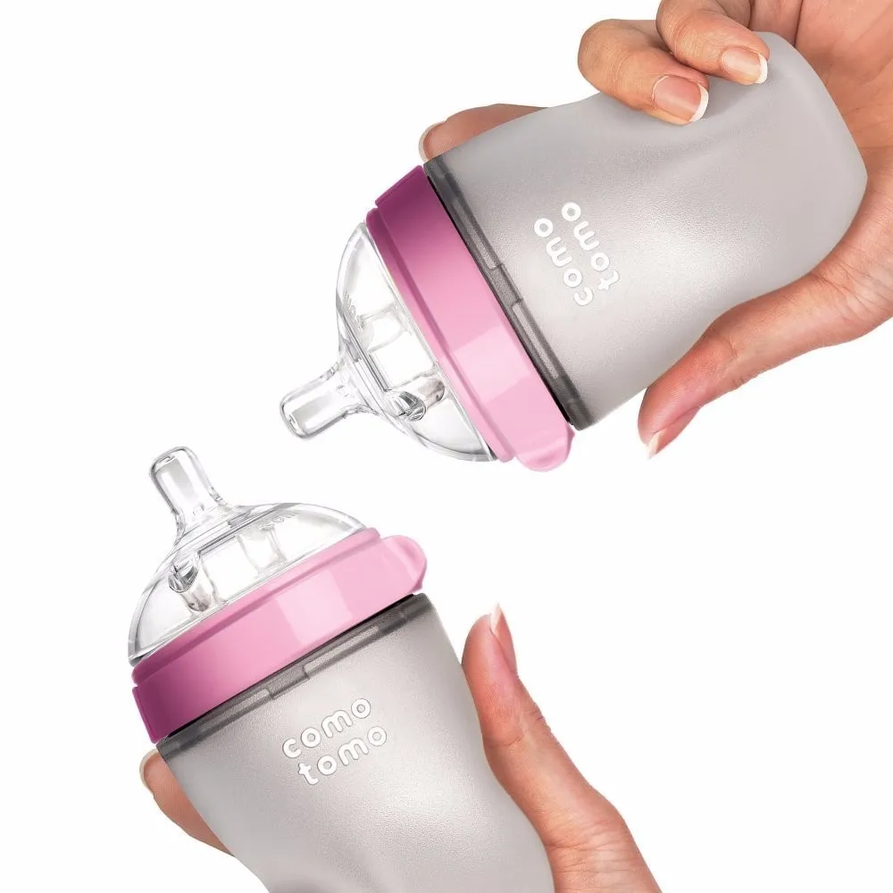 Baby Bottle BPA Free Spekids 5oz 150ml & 8oz 250ml Silicone  baby milk feeding bottle