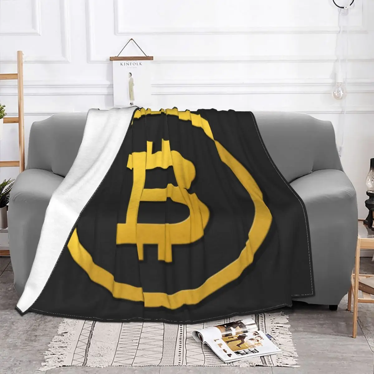 Bitcoin 1519 Plush Quilt For Bed Blankets And Throws Throw Blanket