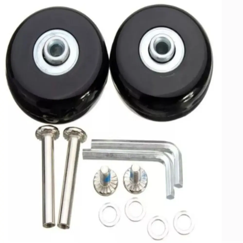 57-59MM Sliding Silent Replacement Suitcase Parts Axles Casters  Repair Travel Luggage  Wheels Axles Repair Kit