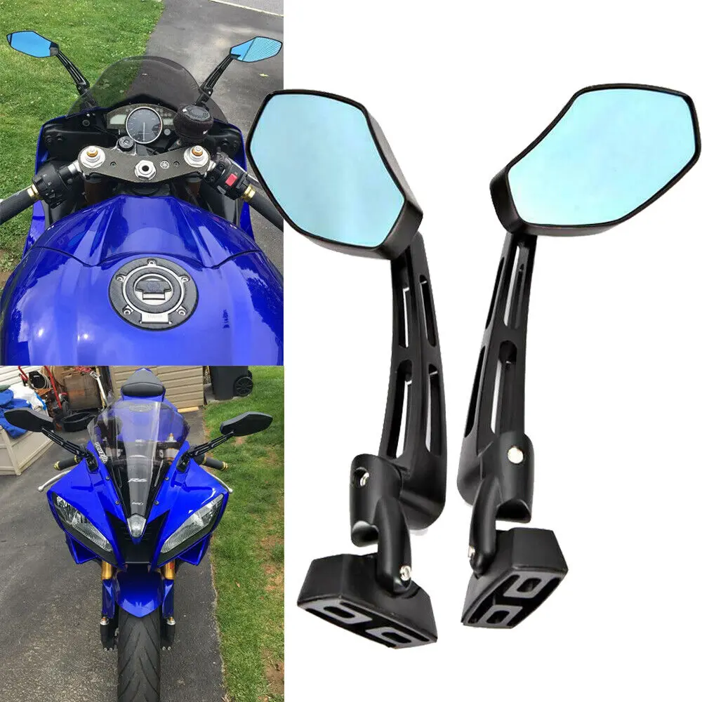 2Pcs Motorcycle Racing Rearview Mirrors for Yamaha FZ1 FZR YZF 600 R R1 R6 R6S 1000 Motor Modifying Equipment Accessories