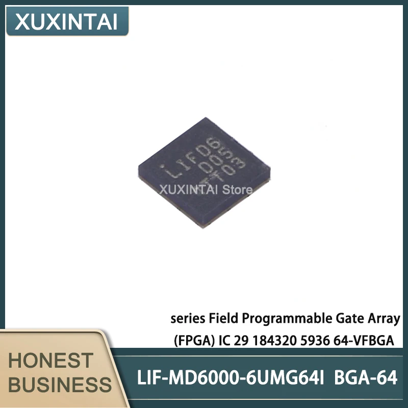 5Pcs/Lot  New Original   LIF-MD6000-6UMG64I LIF-MD6000 series Field Programmable Gate Array (FPGA) IC 29 184320 5936 64-VFBGA