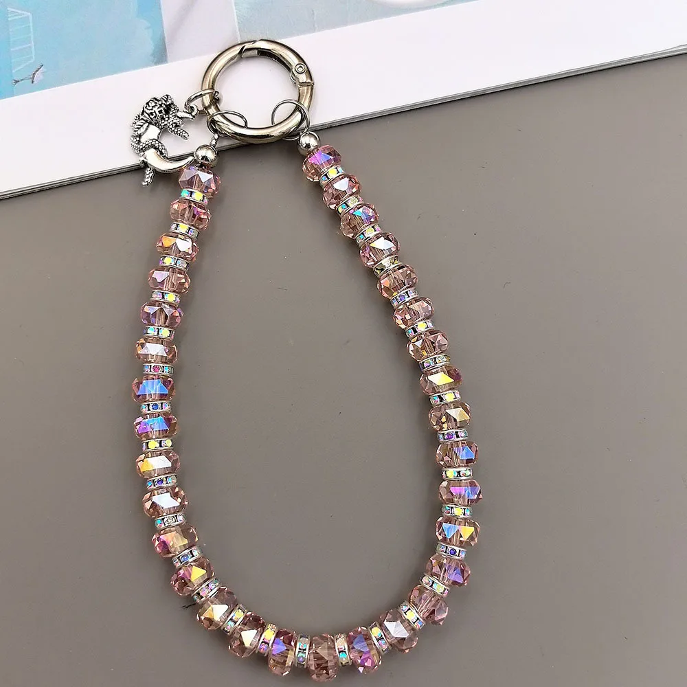 Phone Case Lanyard Light Luxury Diamond For Phone Chain Crystal Camera Chain Bag Decoration Car Keychain Pendant