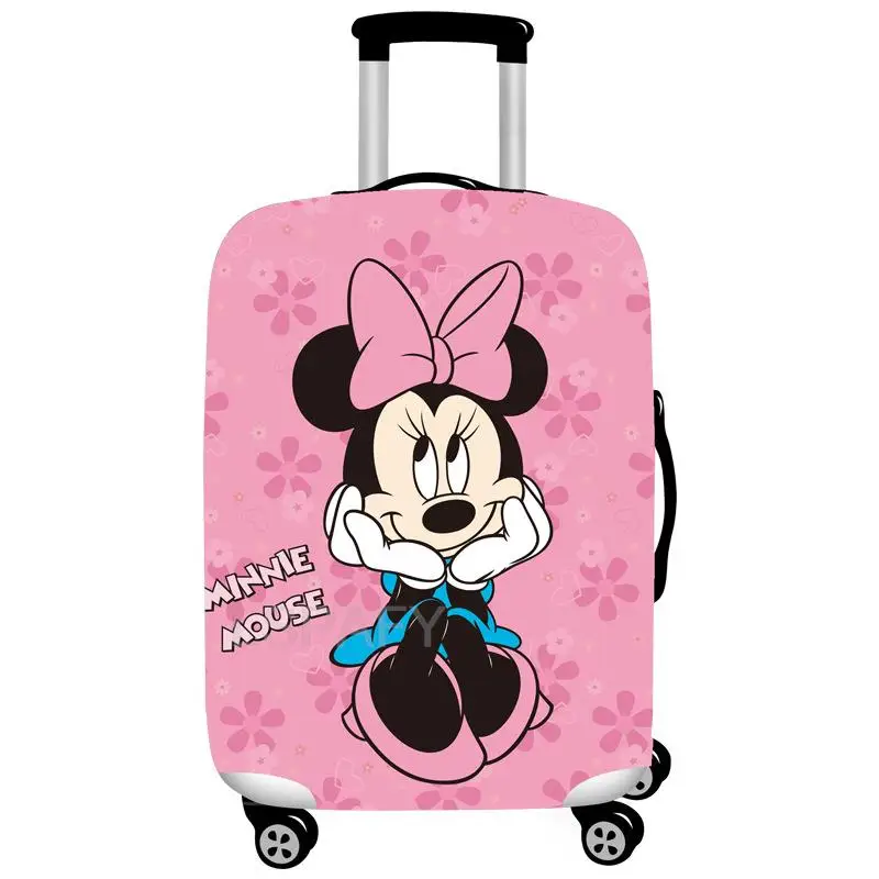 Luggage Protective Cover Daisy Duck Pattern Suitcase Dustproof Cover Trolley Stretch Fabric Case Elastic Travel Accessories