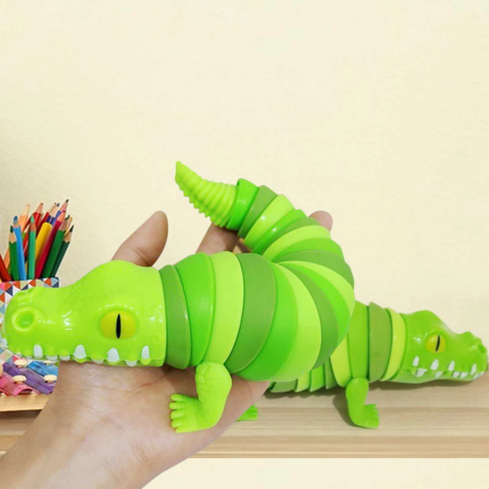 1 Caterpillar Articulated Large Children\'s Interactive Decompression Toy Kids Gift Unique