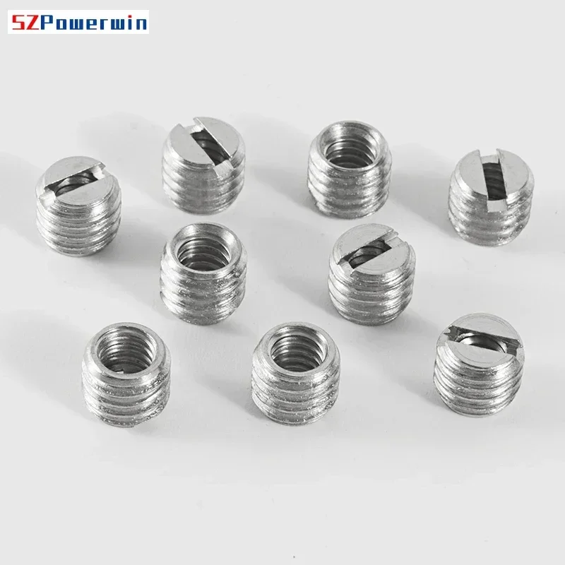 SZPowerwin 10pcs/lot Camera Conversion Screw Nut 1/4