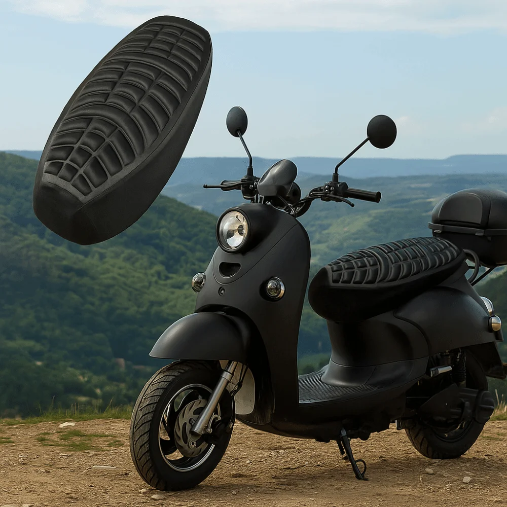 

High Elasticity 3D Motorcycle Seat Cover Thick Anti-Slip Electric Motorcycle Seat Cover Breathable Sun-Protective