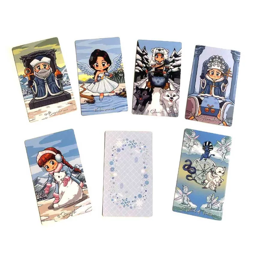 12X7 cm  Winter Magic Tarot Deck Card Games