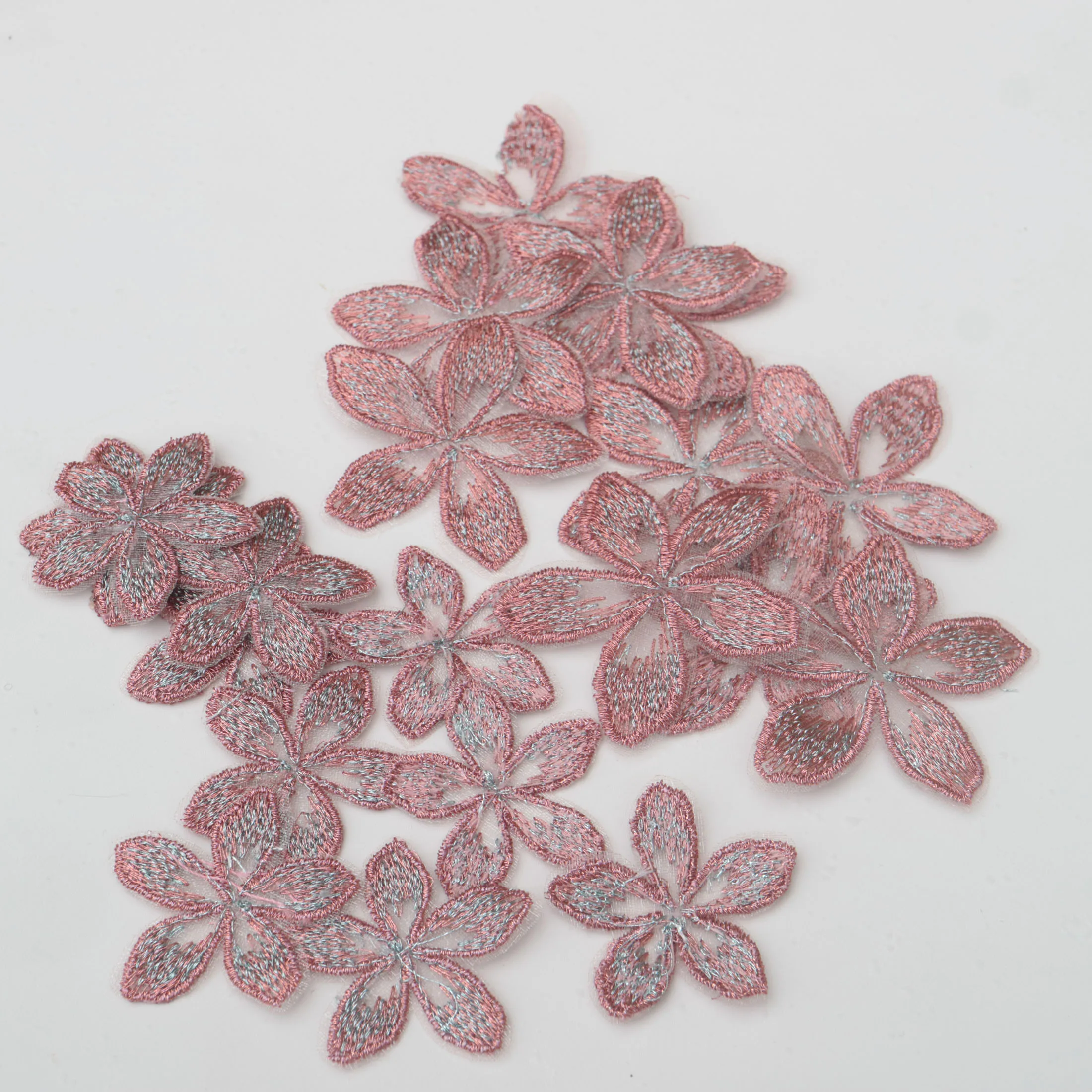 20pc/lot diy sewing craft supplies embroidery flower Patches for clothing Floral patches for bags decorative parches appliques