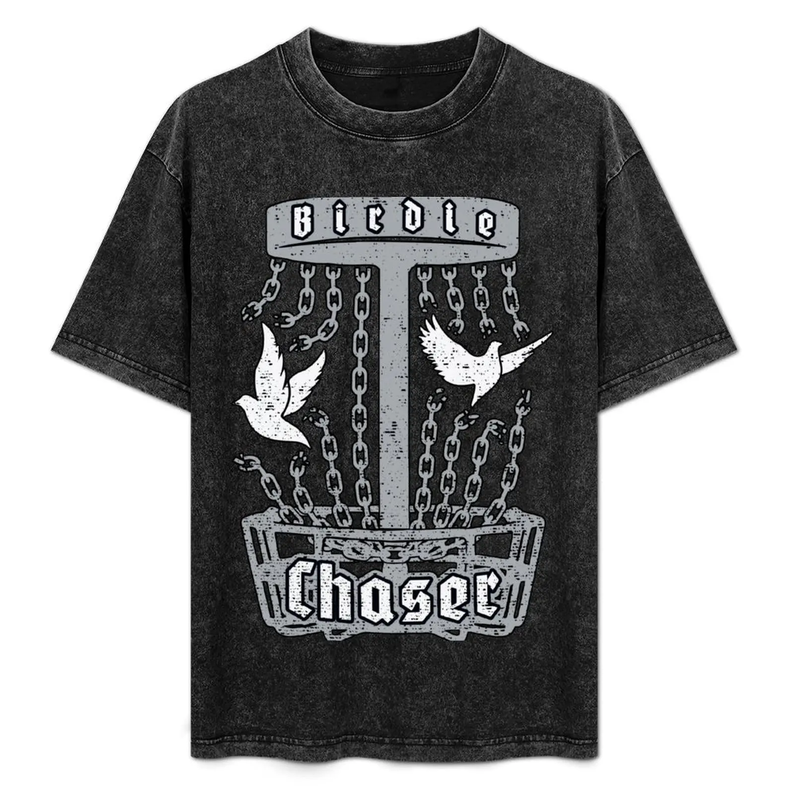 

Birdie Chaser Disc Golf Frolf Doves Breaking Basket Chains T-Shirt funny t shirts man man t shirt cotton T-Shirt