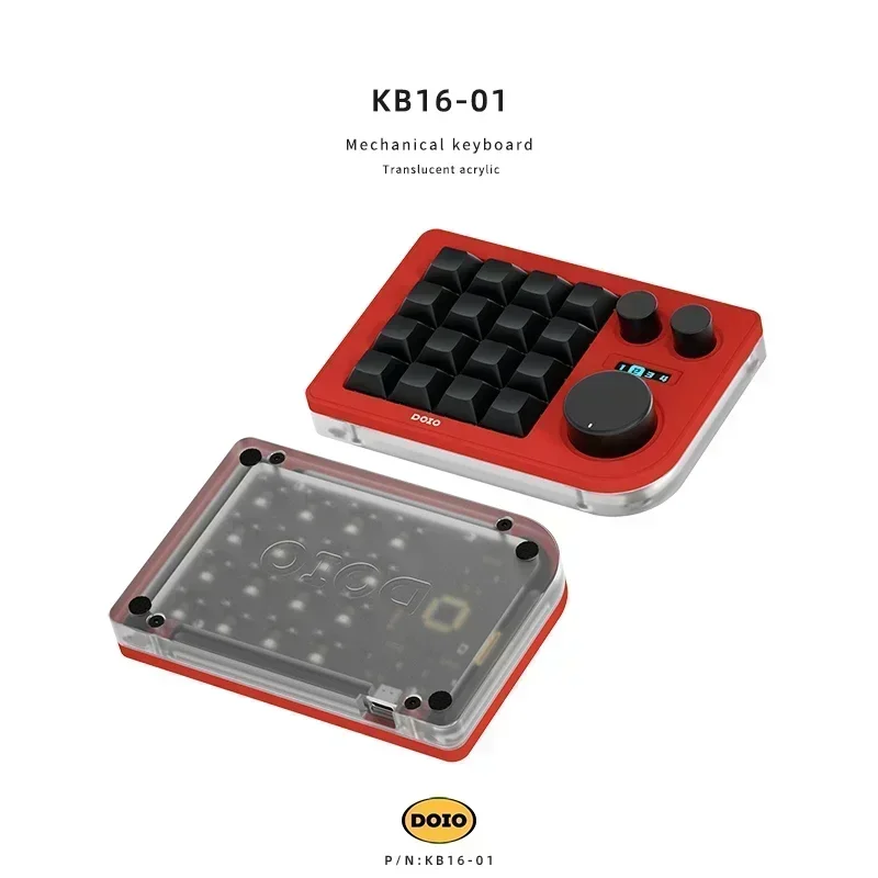 DOIO KB16-01 16キー メカニカルマクロパッド RGBホットスワップ