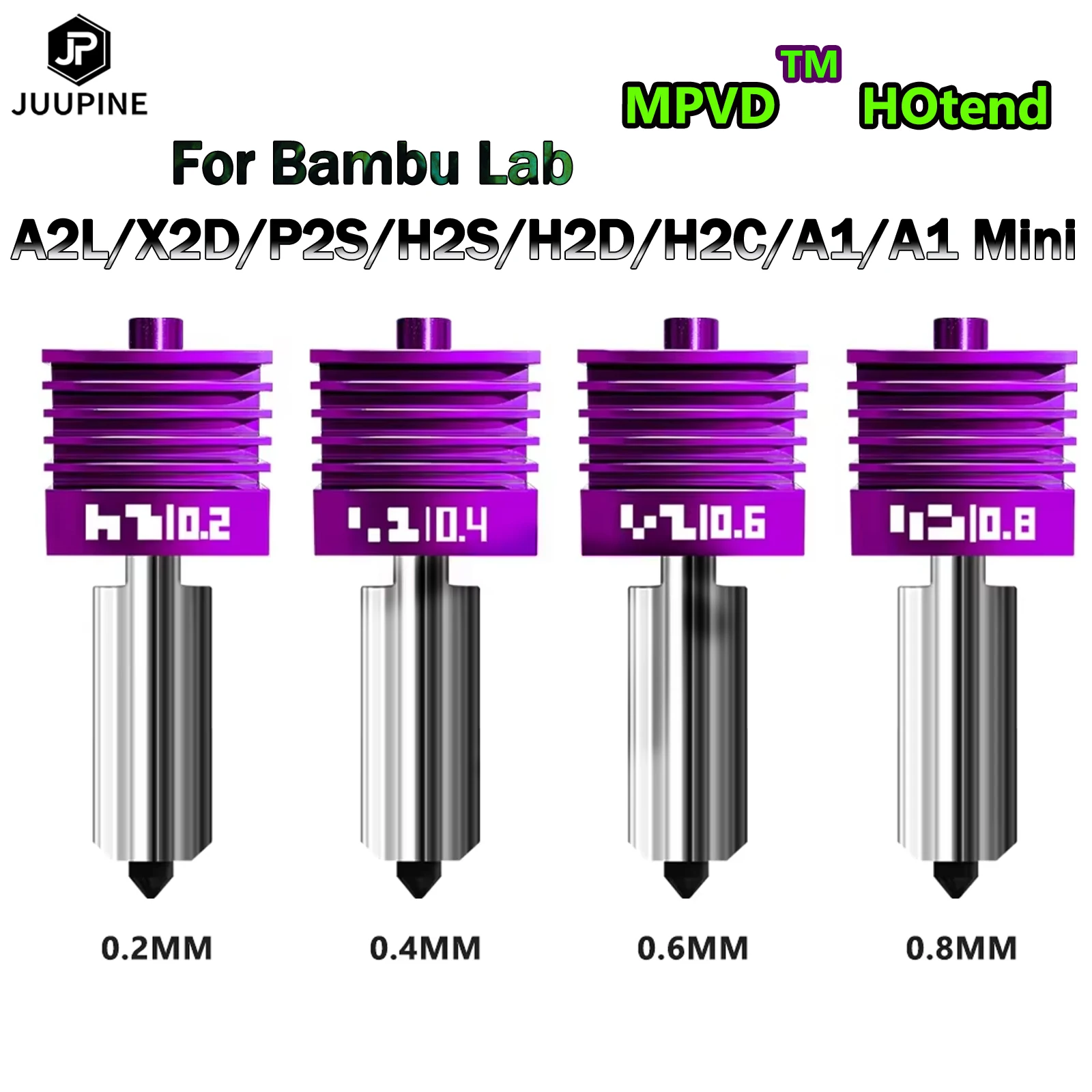 MPVD™ Hotend For Bambu Lab A1 X2D hotend A2L Hotend A1 H2C P2S H2D