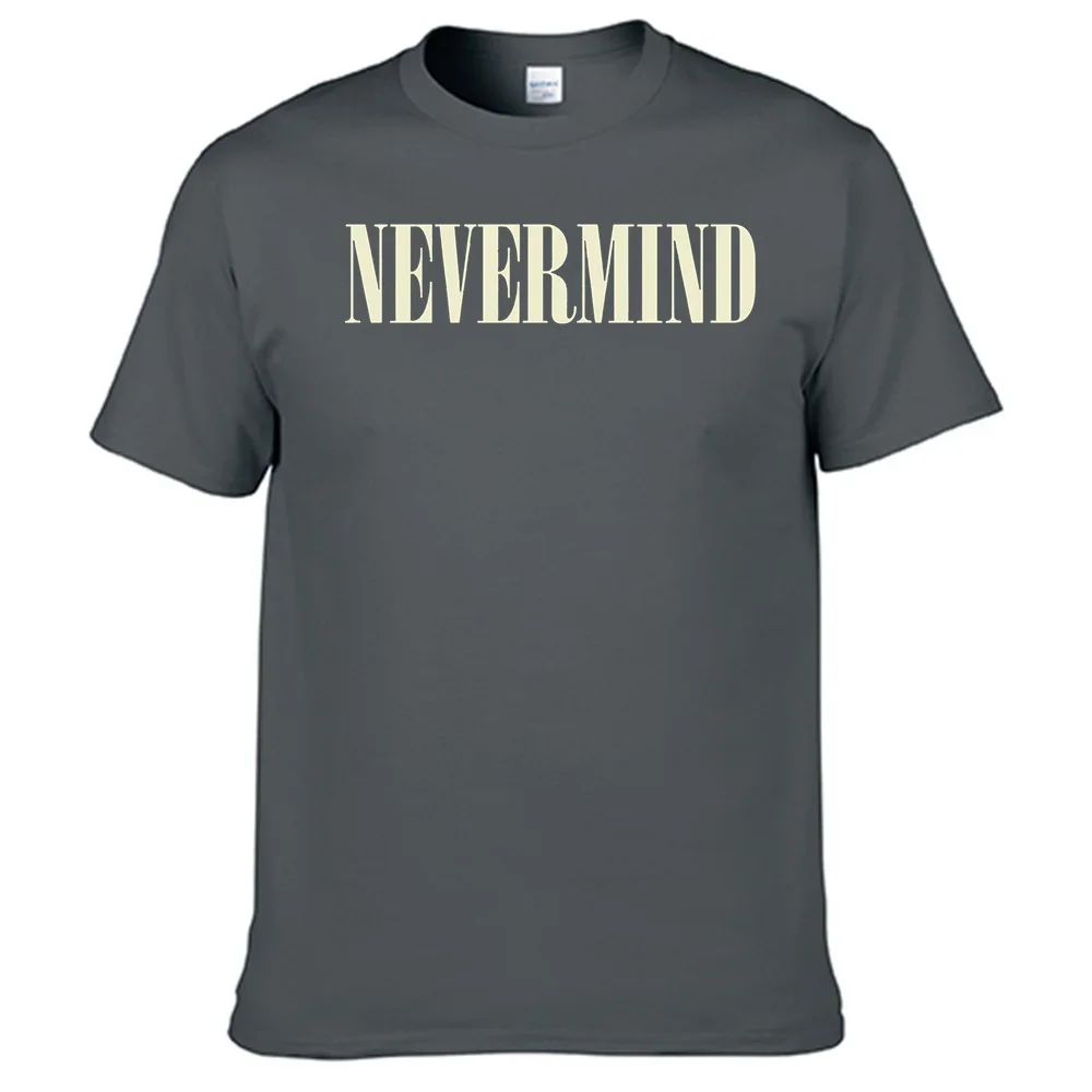 N-Nirvana Spirit T Shirt Never Mind Band Shirt 100% Cotton Men Shirt Top Sales N01