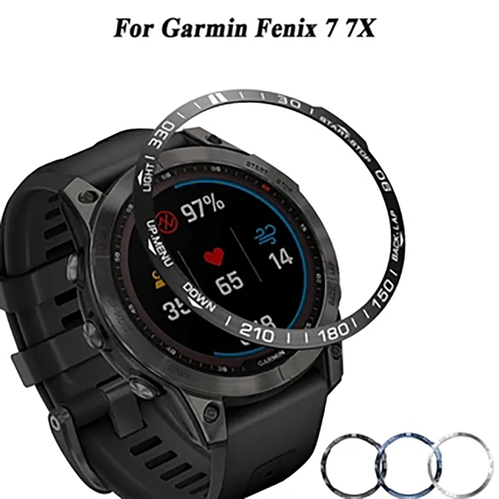 Anti-scratch Protection Bezel Ring Styling For Garmin Fenix 5 5 Plus 6 6X Pro Frame Case Stainless Steel Cover Fenix 7 7X  Band