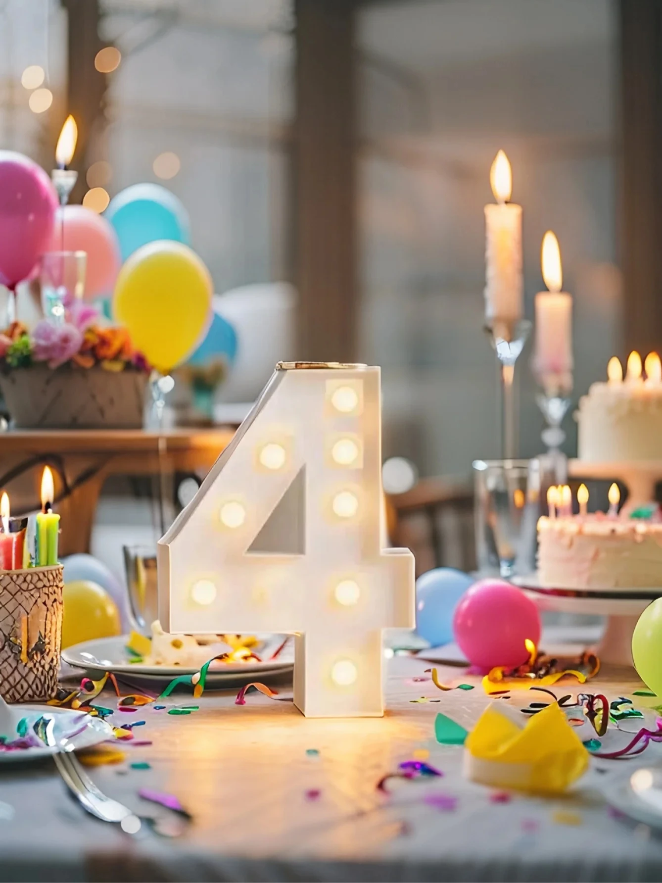 73cm LED verlichte cijferballonframe 3D verlichte marquee cijfers voor 18e, 30e, 40e, 50e verjaardag feest jubileum decoratie