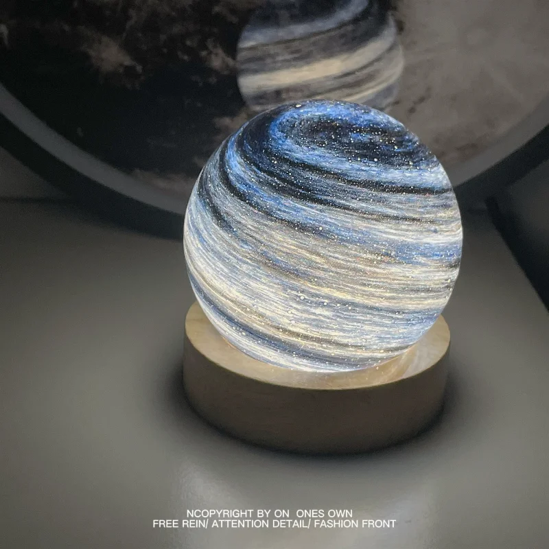 

"Still secretly waiting for the universe good night" Romantic Planet Night Light