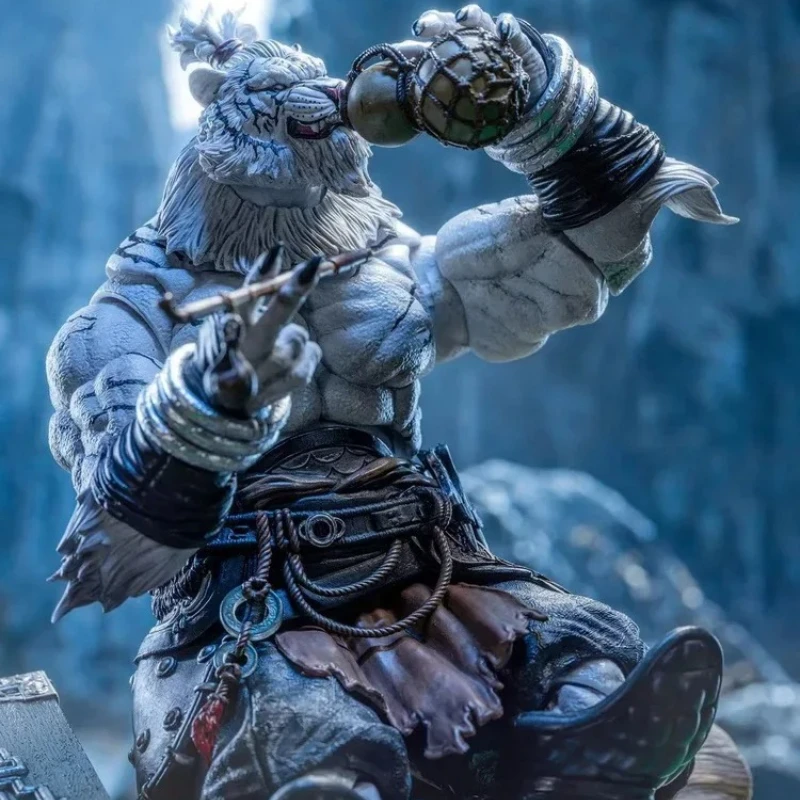 Jiangmeng White Tiger 1/12 Planet Furui White Tiger Tiger Man Extra Color Version Actual Doll Figure Model Toys