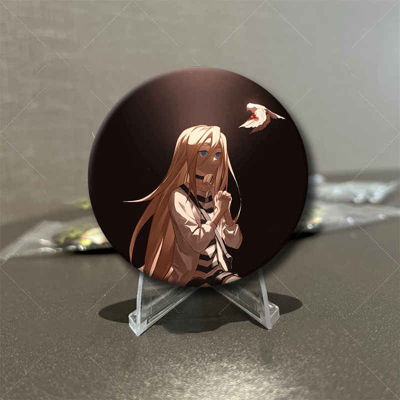 Anime Game Angels of Death Cartoon Figure Brooches Cosplay Exquisit Badge for Collar Backpack