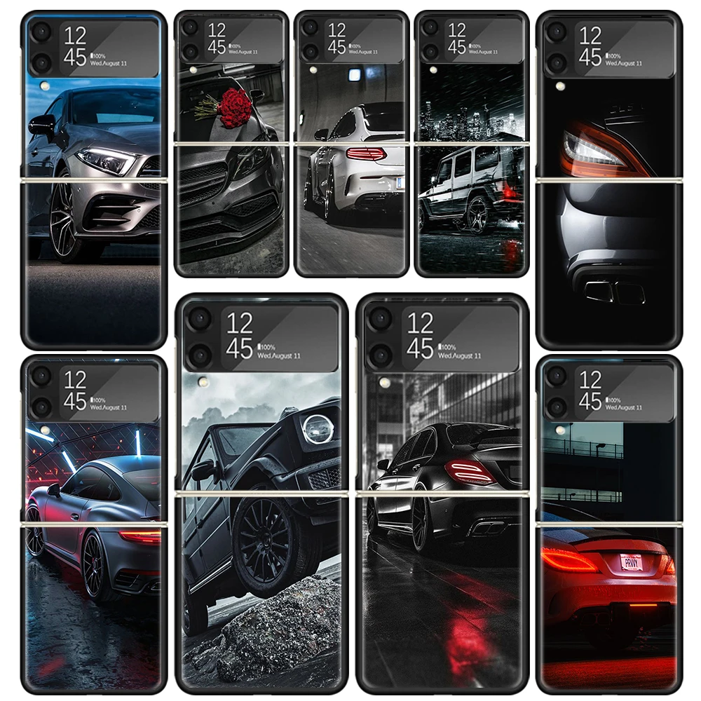 Sport Car C63 E63 S63 G63 Phone Case For Samsung Galaxy Z Flip6 Flip4 Flip5 Flip3 Cases Z Flip 6 3 4 5 5G Back Cover Shell Funda