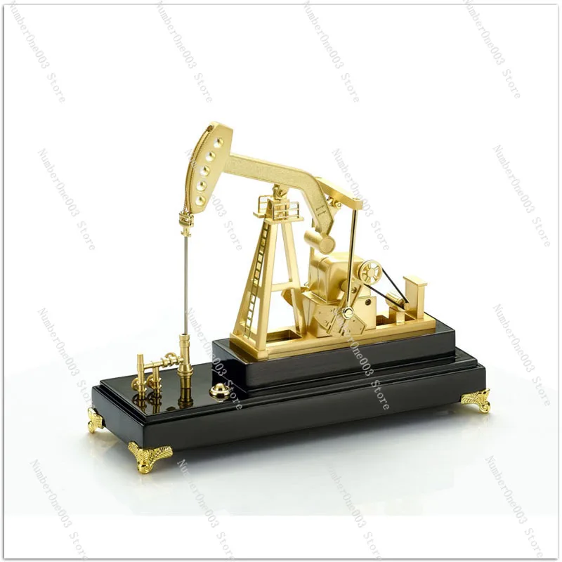 

Electric Metal Pumping Unit Simulation Shengli Qinghai Oilfield Kowtow Machine Model Daqing Xinjiang Retired Workers Gifts