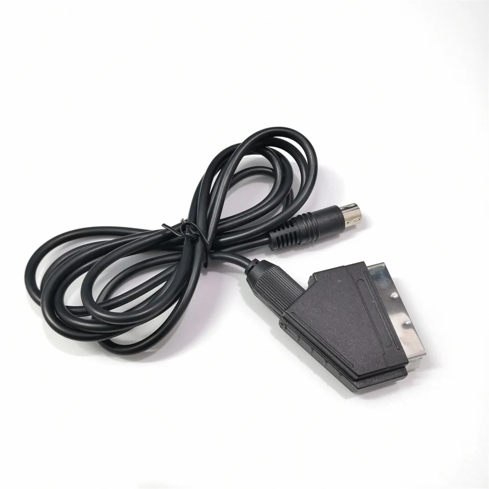 Câble péritel RVB pour PS2 et PS3, Sega-Mega DriLi2, Genesis 2, Megadrive 2, MD1, MD2, RVB, câble péritel AV, 1.8m, D11, 1,2 pièces