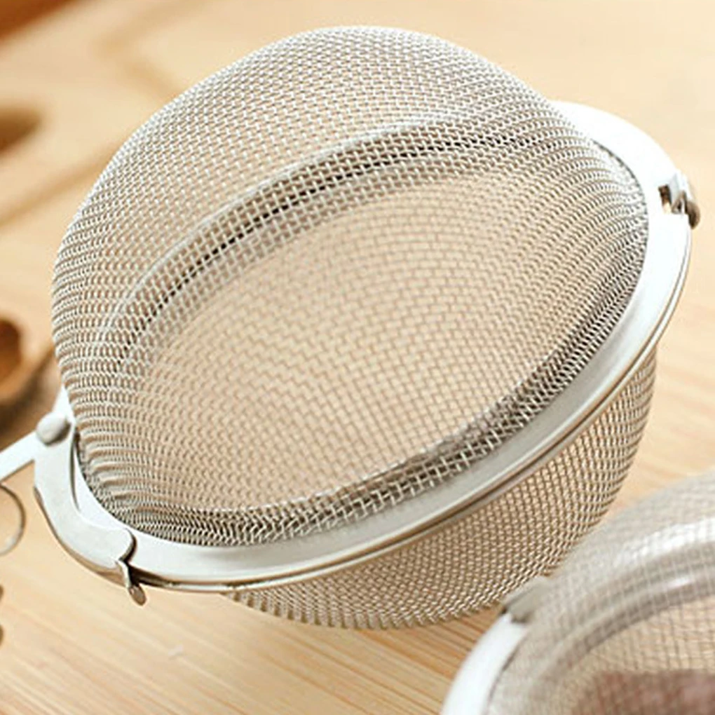 Teapot Tea Strainer Teacup Mesh Filter Stainless Steel Tea Ball Strainer Mesh Loose Leaf Tea Infuser Filter Kitchen Tools