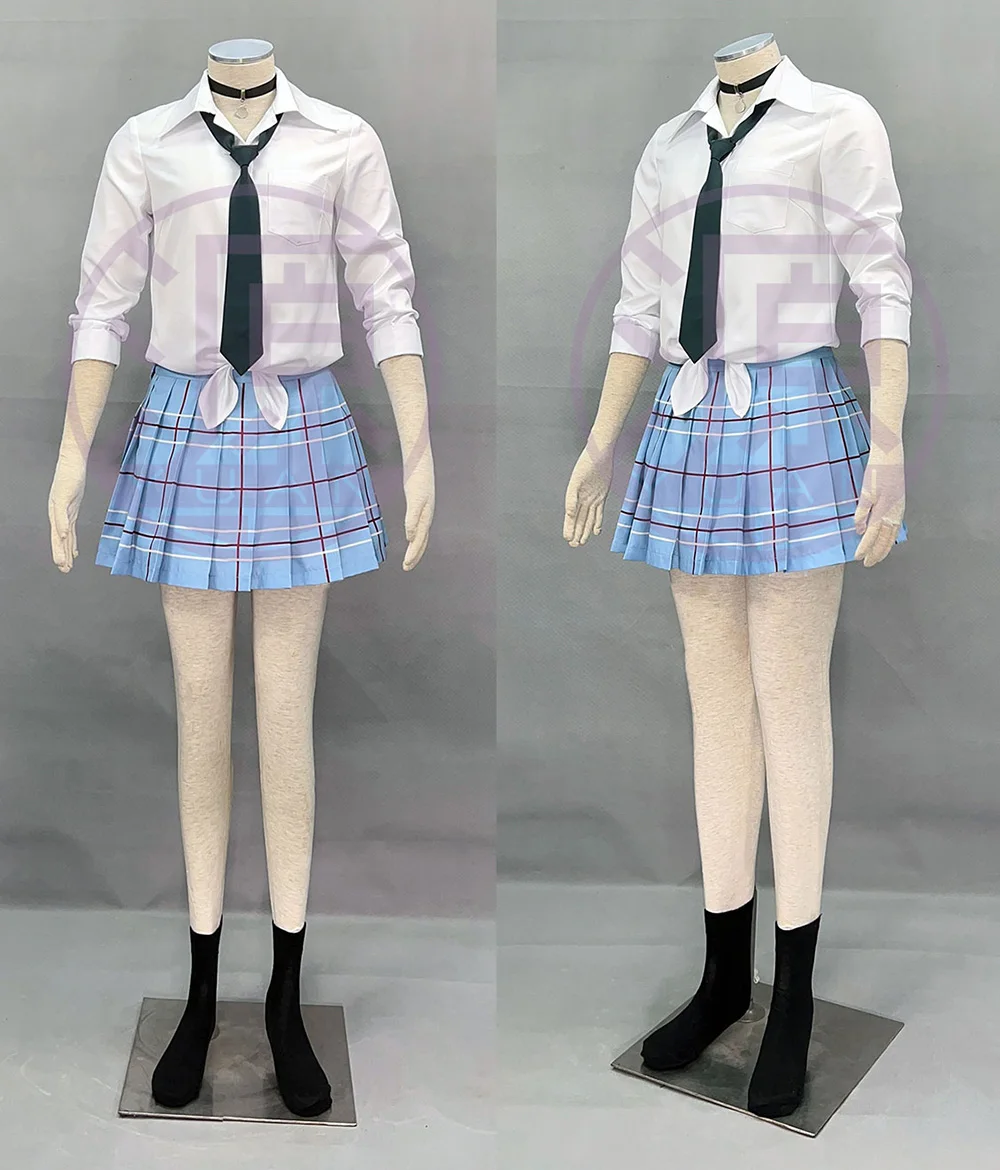 

Anime My Dress-Up Darling Kitagawa Marin Cosplay Costumes School Uniform Women Blouses Skirt Halloween Carnival Party Suit