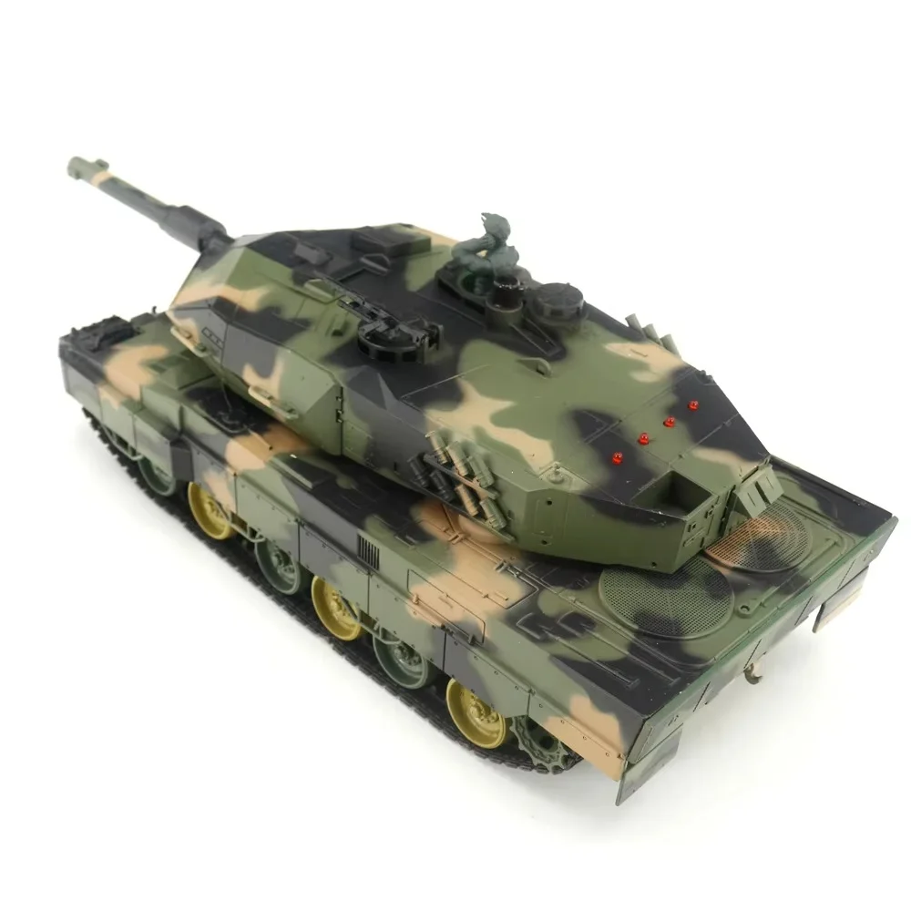 Henglong 1:24 zdalnie sterowany czołg 2.4g Abrams amerykański pistolet bojowy pancerny elektryczny model pojazdu wojskowego zabawka dla dzieci