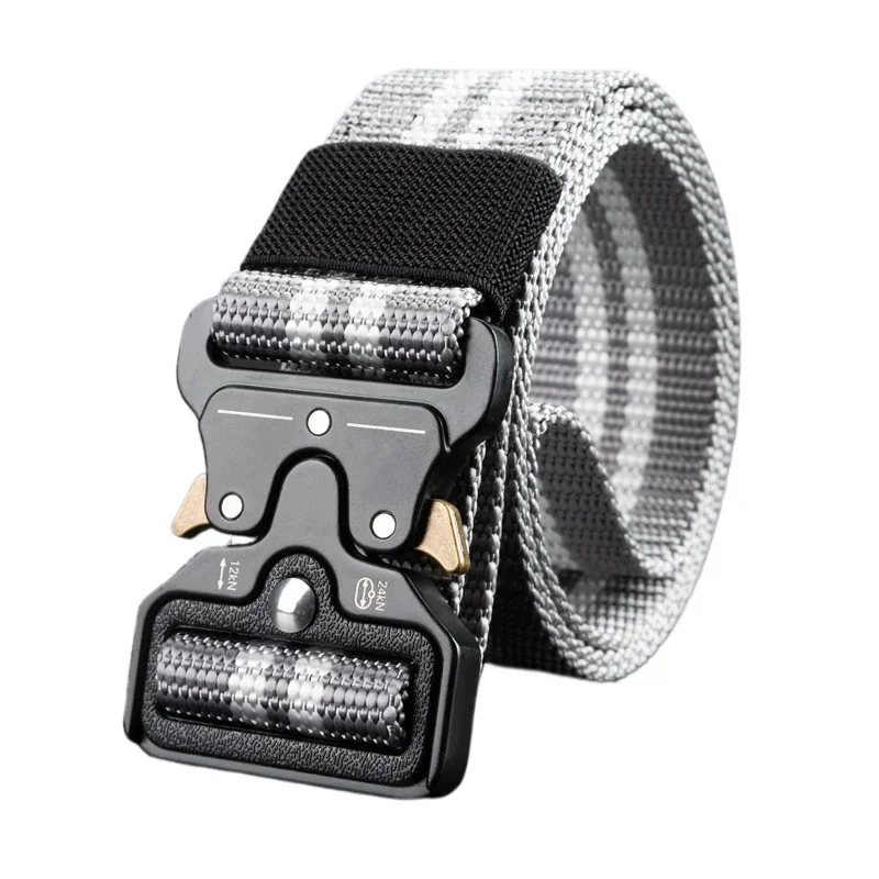 Men\'s Belt Metal Buckle Outdoor Hunting Multi Function - Belt  Survival Marine Corps Canvas Nylon Women Sport Belt