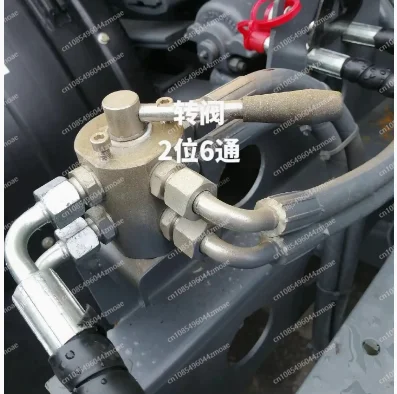 Hook arm garbage truck DF6VIE manual rotary  switching  hydraulic valve two-position six-way directionalgrader