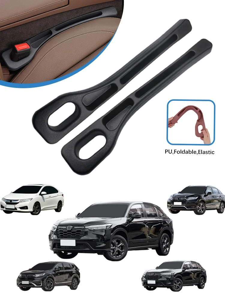 Car Seat Gap Filler Side Seam Plug Strip Leak-proof Filling Strip For Honda Odyssey MK2 MK3 MK4 MK5 CRV XRV URV FIT Accessories