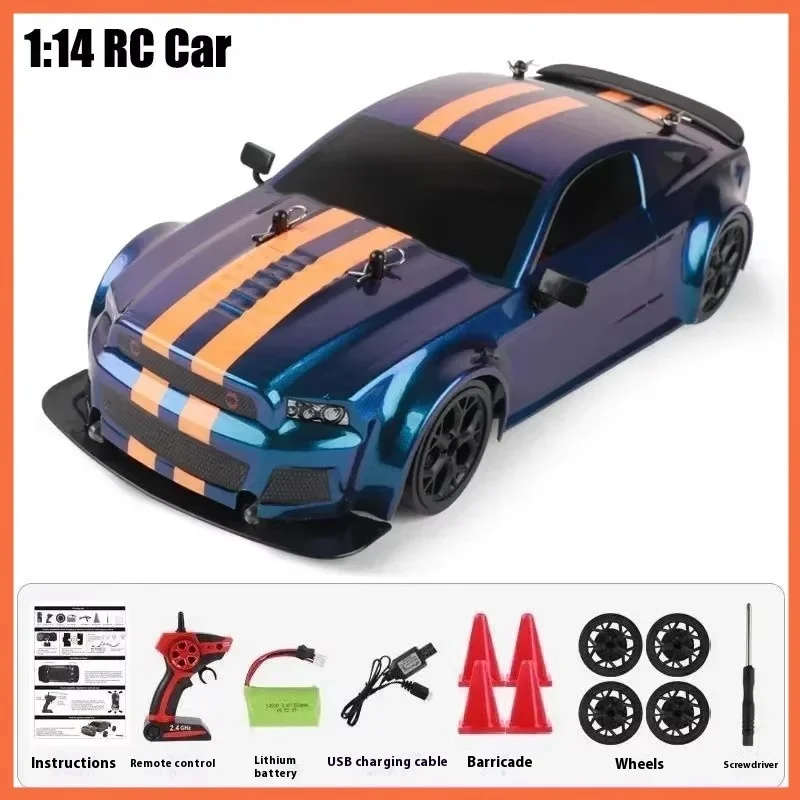 

Hot Selling Toy 1:14 Remote Control Four-Wheel Drive Drift Car 2.4g High Toughness Body Anti Drop And Collision Resistance