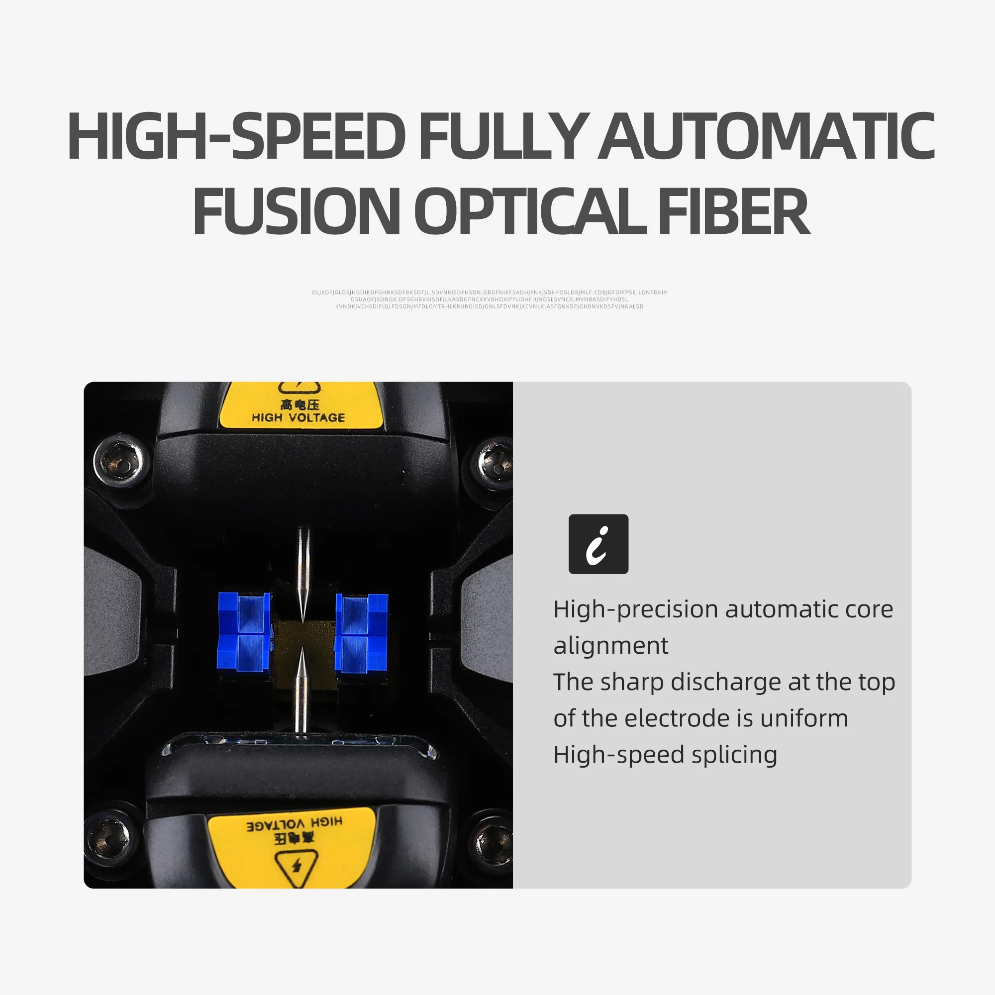 

Portable Optical Fiber Cable Welding Machine Built-in Optic Power Meter Visual Fault Locator FTTH Fusion Splicer Tool Box Suit