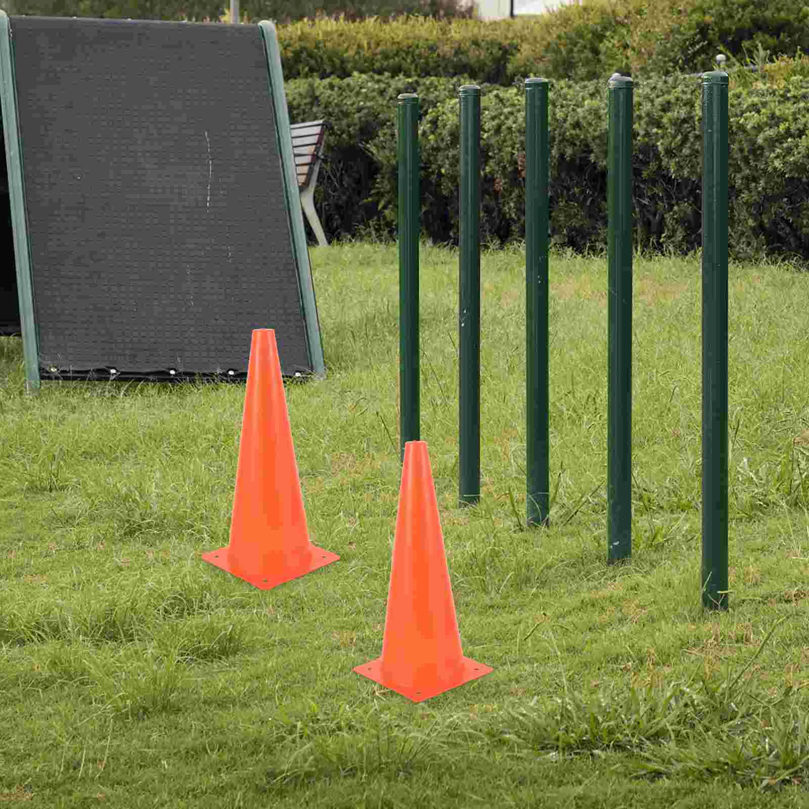 4 Pcs Safety Cone Football Training Supplies Cones for Soccer Ldpe Traffic Sports