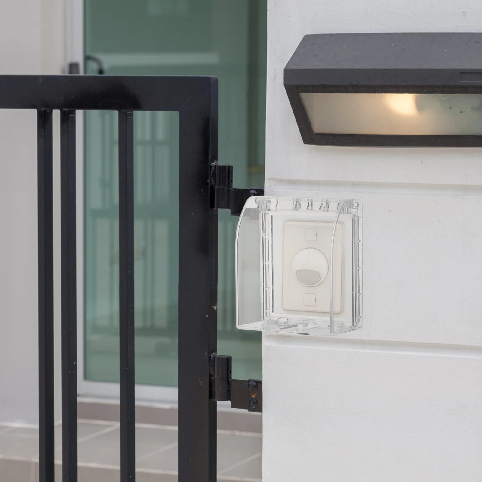 

Waterproof Switch Box Outdoor Doorbell Cover Compatible weatherproof door cover plastic chime box durable design