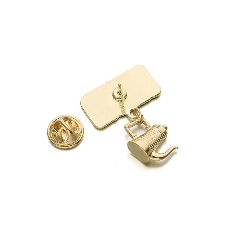 Barista Coffee Cup Mug Pot Bean Enamel Pins Lapel Badges Funny Cute Decorative Brooches Accessories Backpack Clothes Jewelry Pin