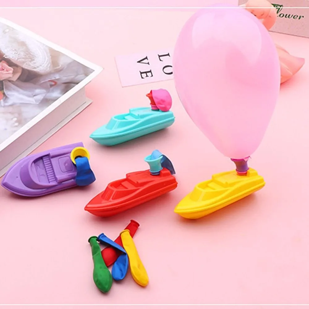 Funny With 3 Balloons Balloon Power Boat DIY Science Experiment Balloon Car Educational Equipment Inertia Toy Kindergarten
