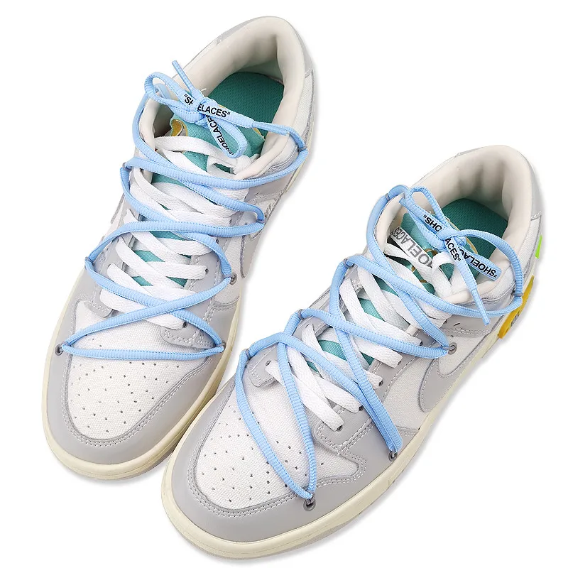 أربطة الحذاء المطبوعة المستديرة للأحذية ، أربطة الأحذية ، طباعة السيليكون الرقيقة ، الأبيض ، رباط الحذاء 50 دونك ، أطراف الغمس الأسود ، 10 ألوان-زوج واحد ، جديد ، 3 ks