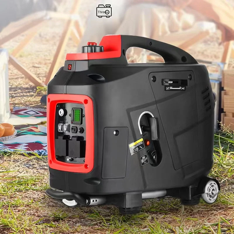 

Petrol generator 220v small household outdoor silent campervan portable variable frequency high power