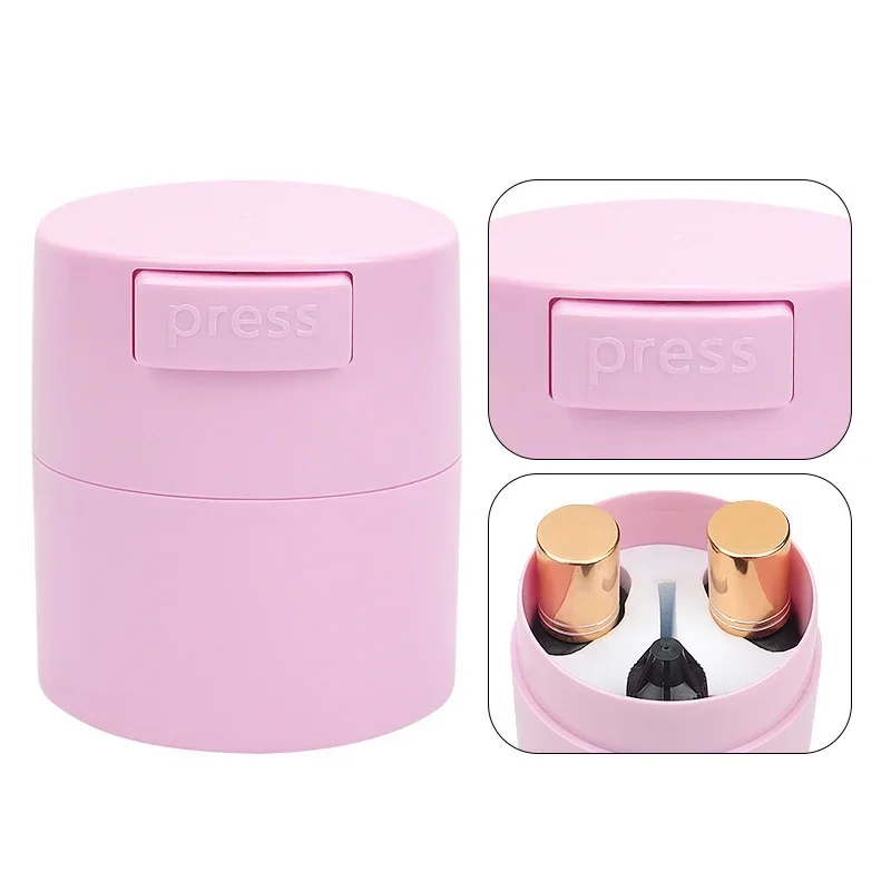 Tanque de armazenamento de cola para cílios, recipiente adesivo, frasco selado, acessório cosmético, enxertia de cílios postiços, ferramentas de beleza