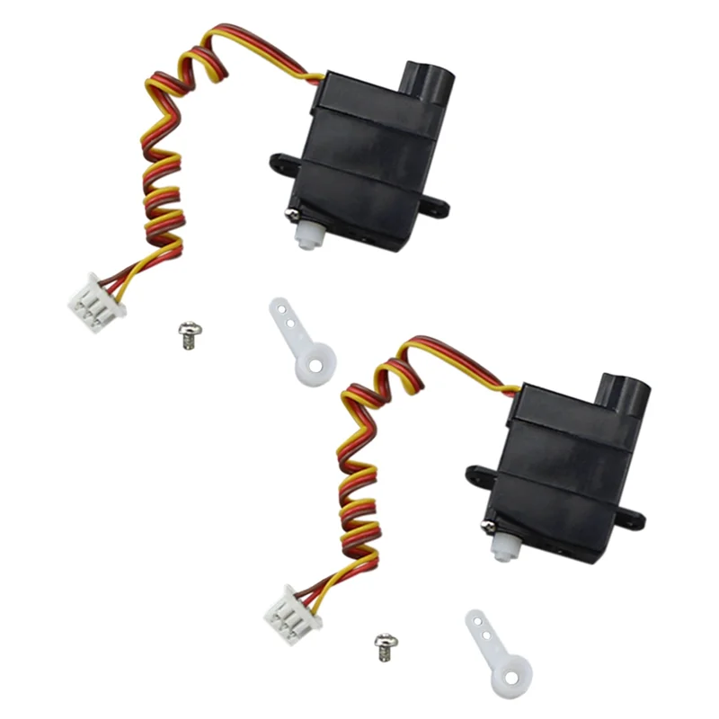 Conjunto de 2 Peças Servo V966.011 para Helicópteros RC Wltoys V966 V911S V977 V988 V930 V931 XK K110 A600 A430 A800 - Peças e A