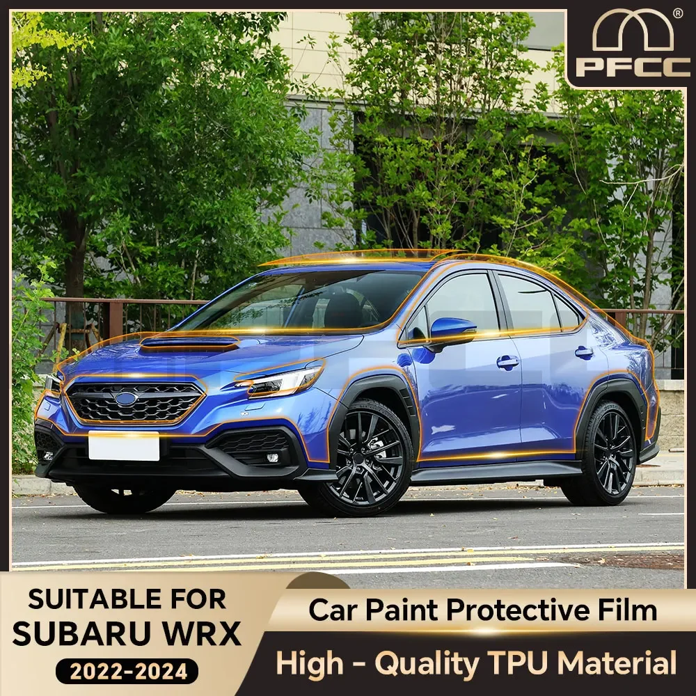 

For Subaru WRX 2022 2023 2024 TPU Paint Protection Film Car Body Clear Bra Pre-cut PPF Anti-scratch Resistant Invisible Cover